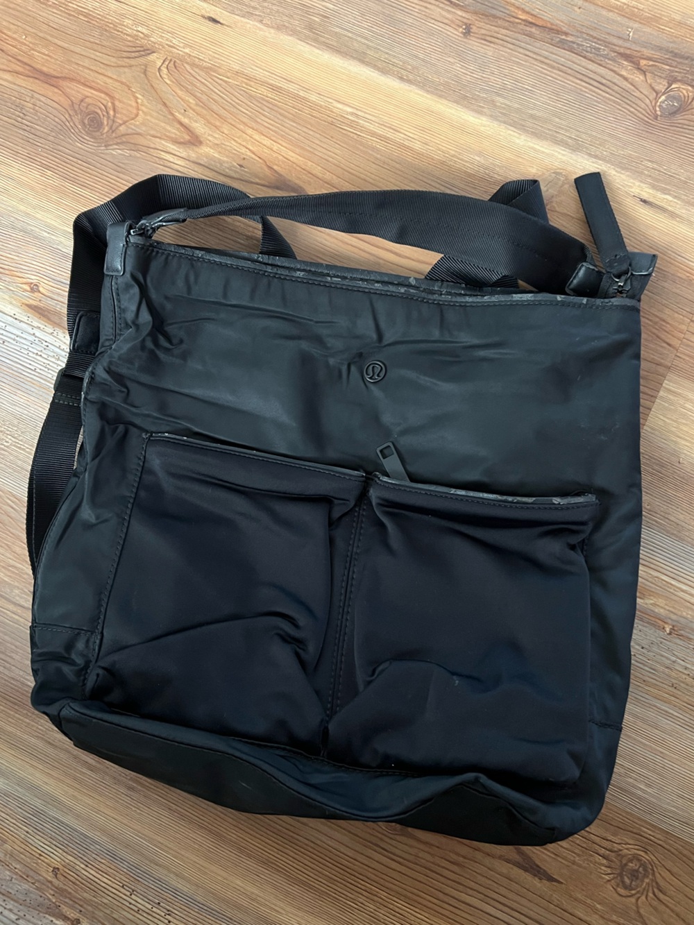 lululemon athletica Black Lightweight Crossbody Backpack